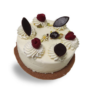 Afbeelding van Weekend taartje witte chocolade framboos